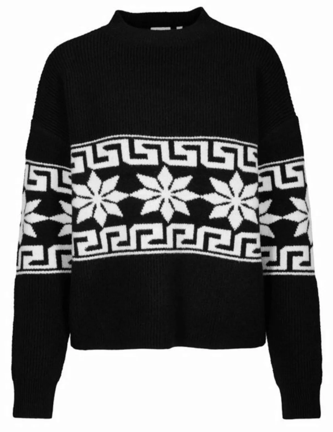 THE FASHION PEOPLE Kurzarmpullover Knitted Sweater FAR ISLE günstig online kaufen