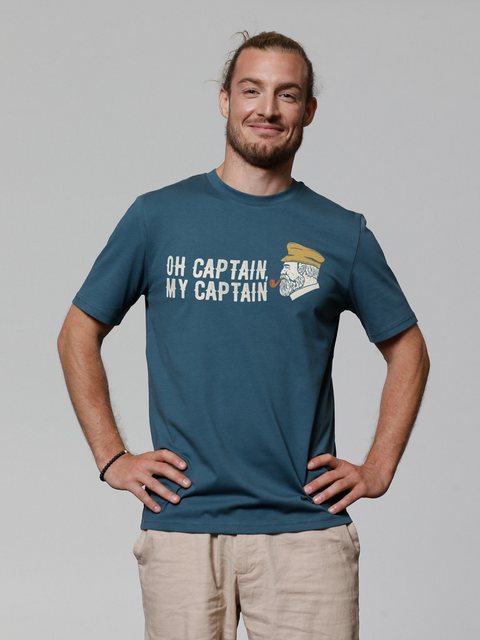 wat? Apparel T-Shirt Oh captain my captain günstig online kaufen