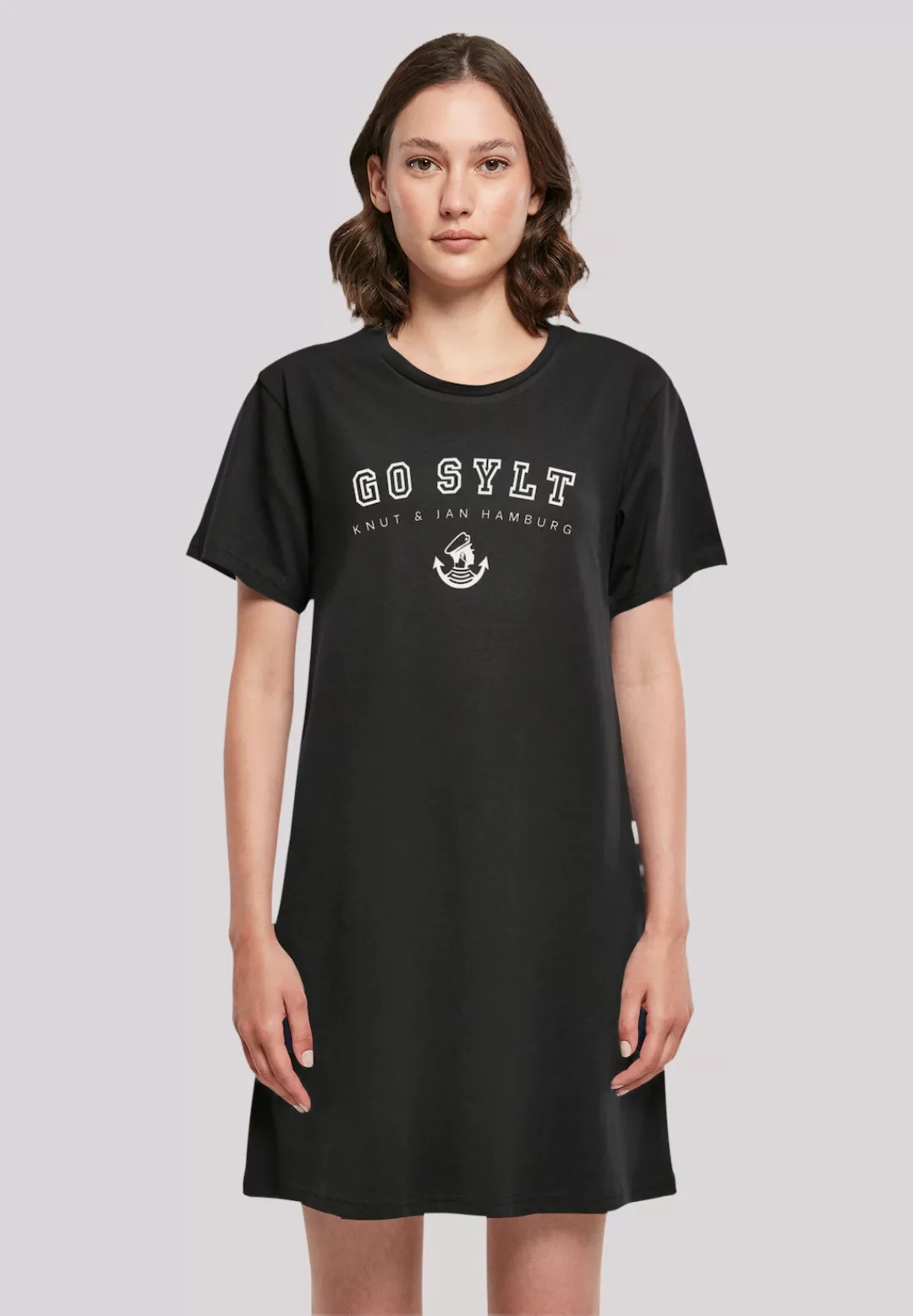 F4NT4STIC Shirtkleid "Go Sylt Knut & Jan Hamburg" günstig online kaufen