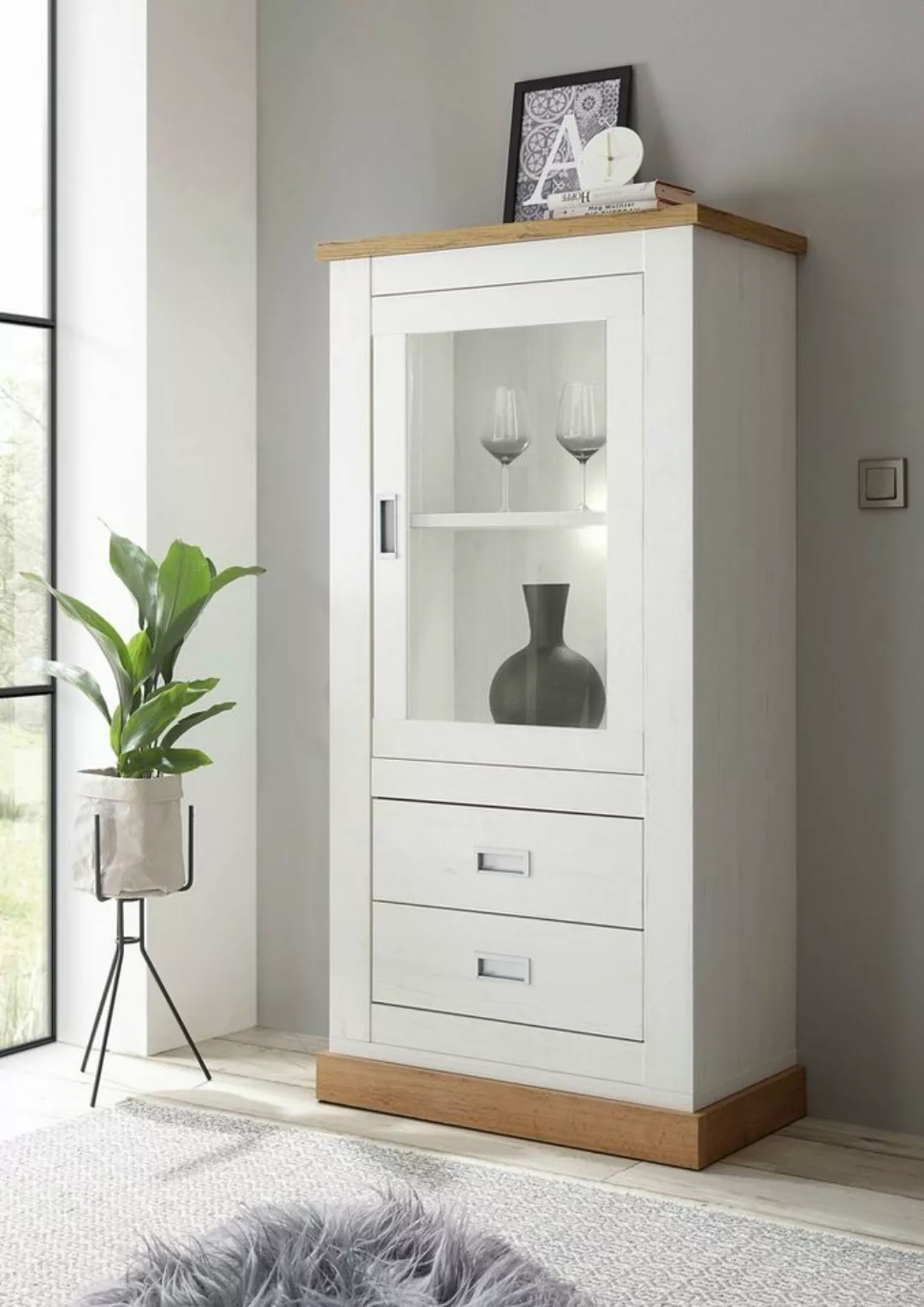 Home affaire Vitrine "Orlando", Höhe ca. 146 cm günstig online kaufen