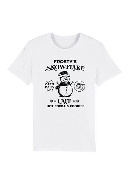 F4NT4STIC T-Shirt Frostys Snowflake Cafe Retro Weihnachten Premium Qualität günstig online kaufen