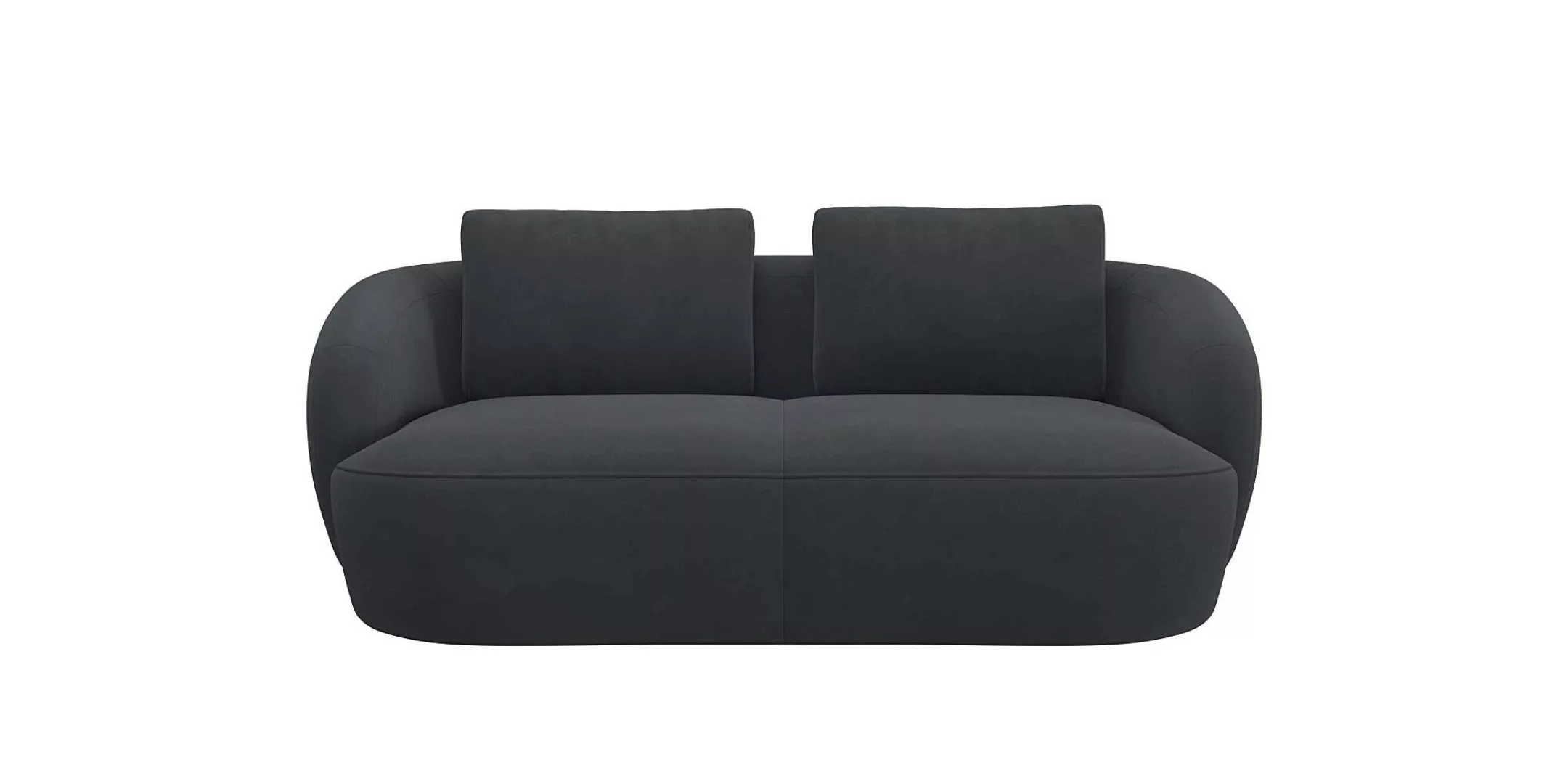 FLEXLUX 2,5-Sitzer "Torino, rund, Couch, Loveseat,", Modernes, organisches günstig online kaufen