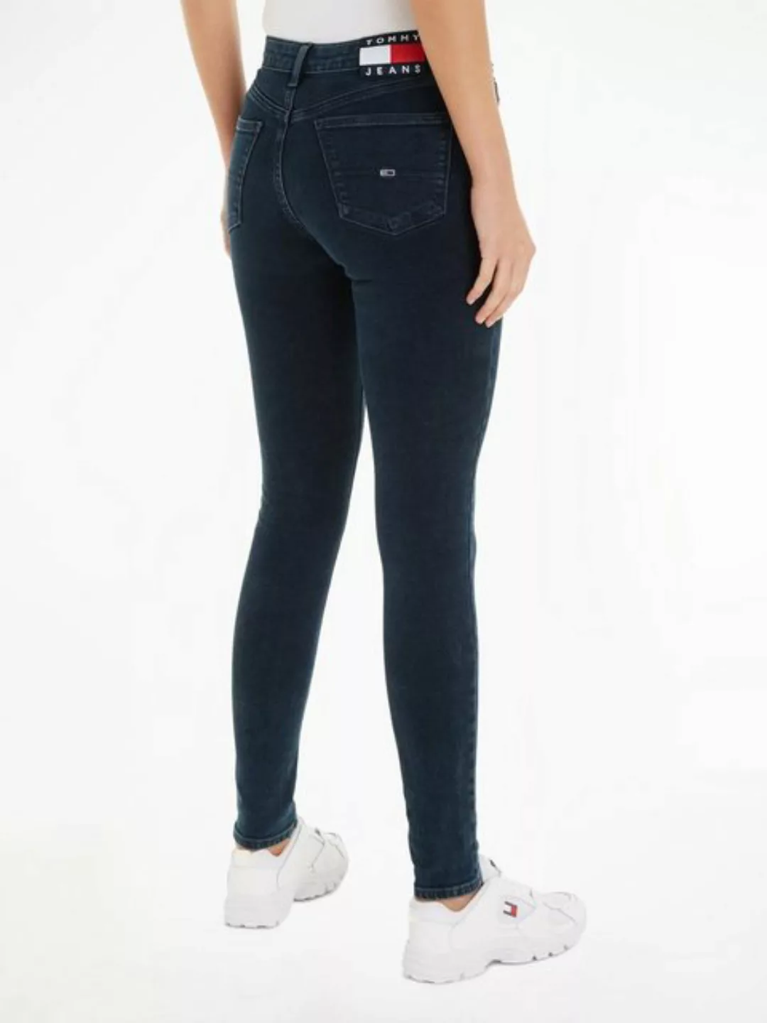 Tommy Jeans Skinny-fit-Jeans mit dezenten Label-Applikationen günstig online kaufen