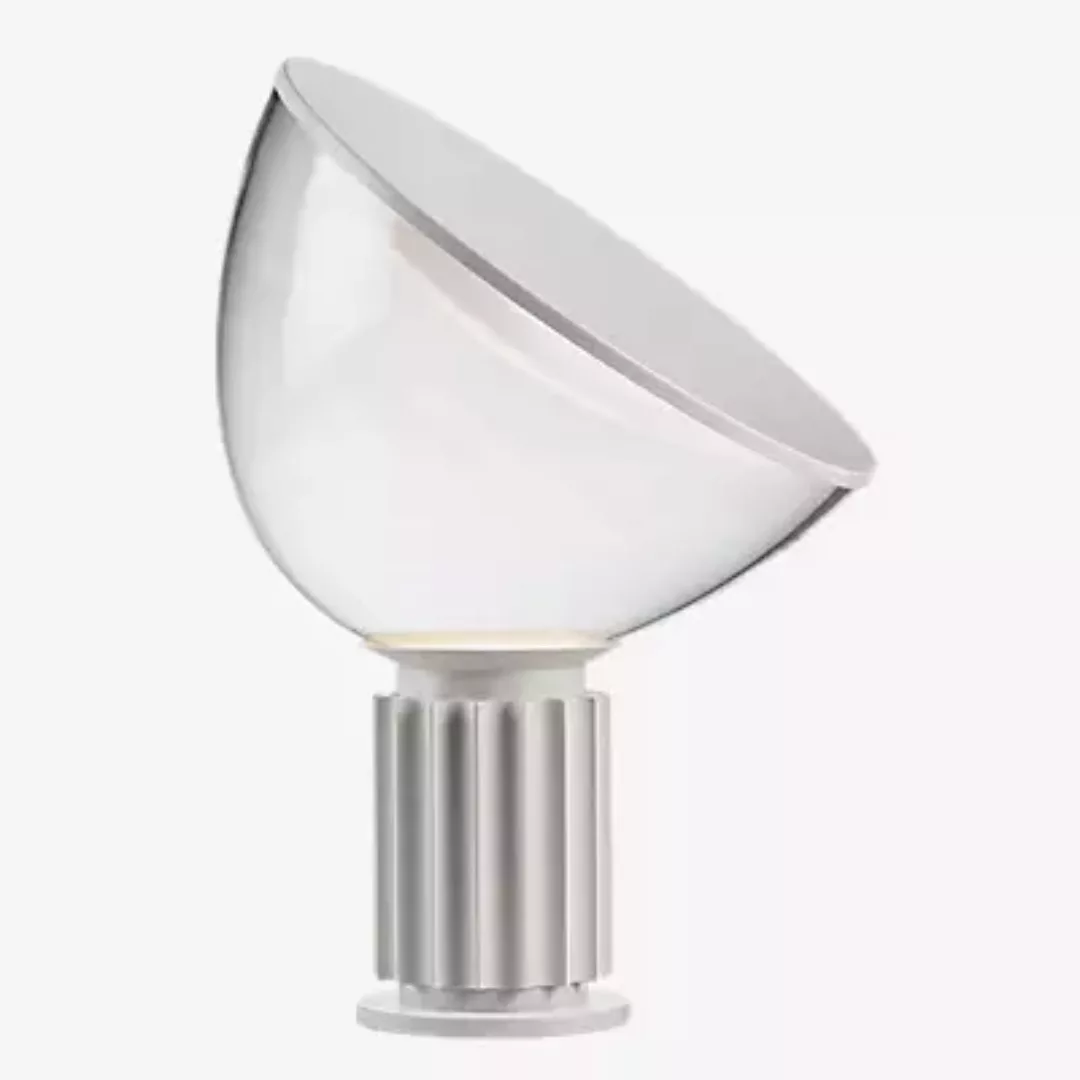 Flos Taccia Tischleuchte LED, weiß matt - Glas - 64,5 cm günstig online kaufen