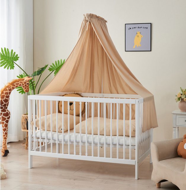 Alavya Home® Komplettbett TOBI 5-tlg.SET für Kleine Babys I 9-fach höhenver günstig online kaufen