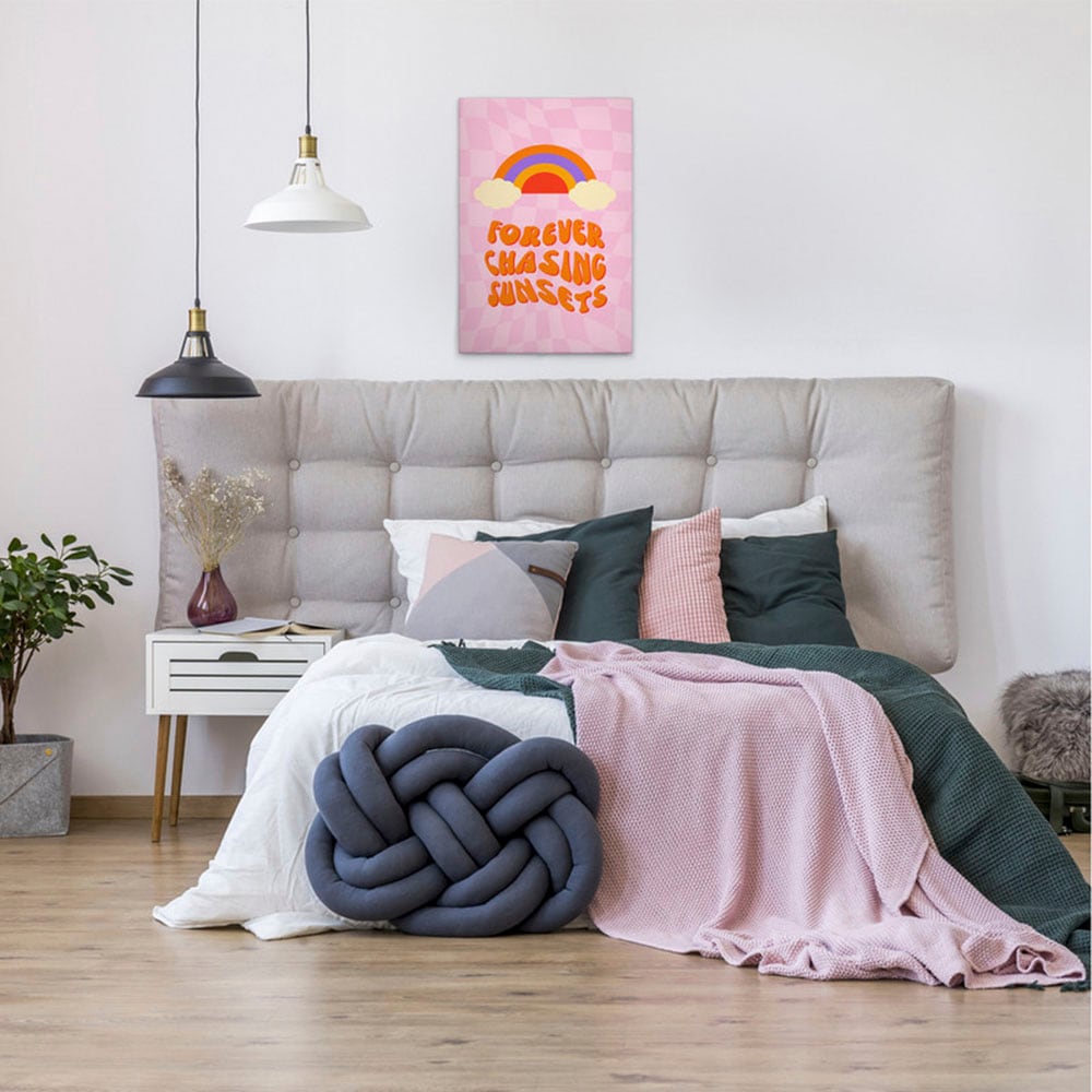 A.S. Création Leinwandbild "Sunsets - Wandbild Rosa Pink Orange Keilrahmen günstig online kaufen