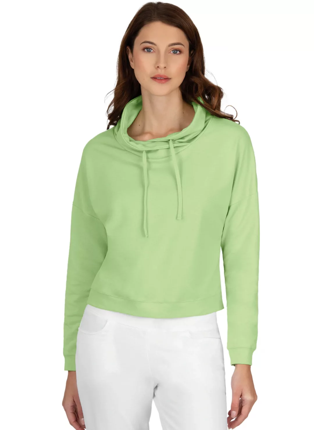 Trigema Sweatshirt "TRIGEMA Sweatshirt mit modischem Stehkragen" günstig online kaufen