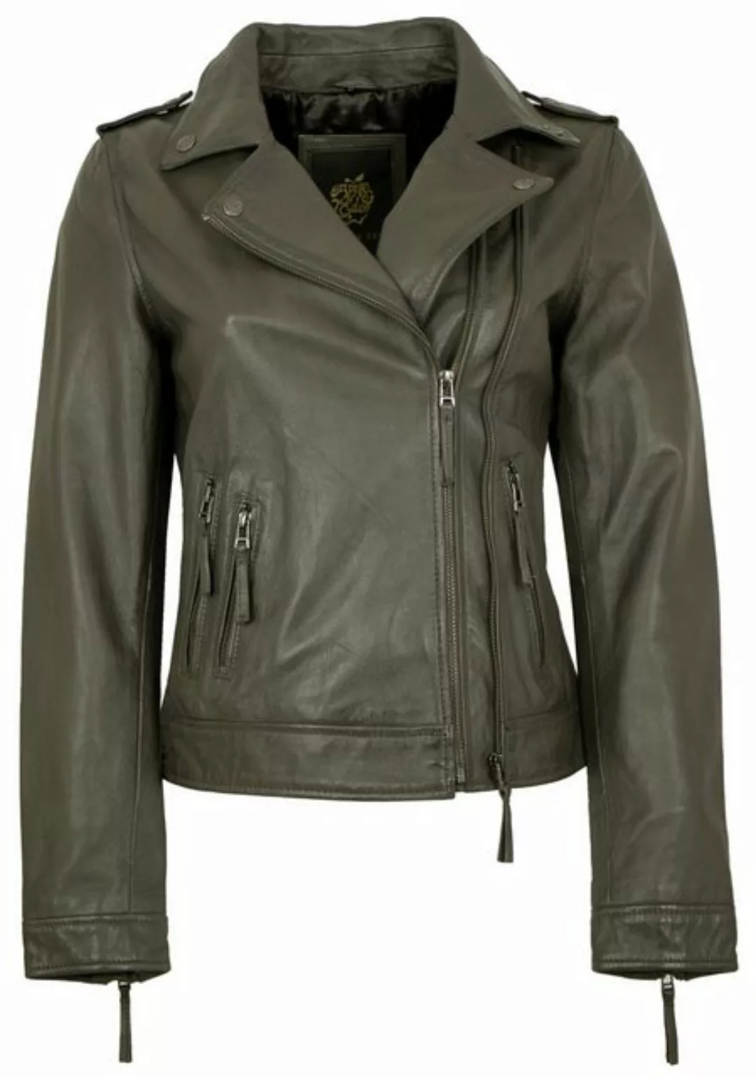 Apple of Eden Lederjacke AOE-117/L Apple of Eden - Damen Lederjacke Bikerja günstig online kaufen