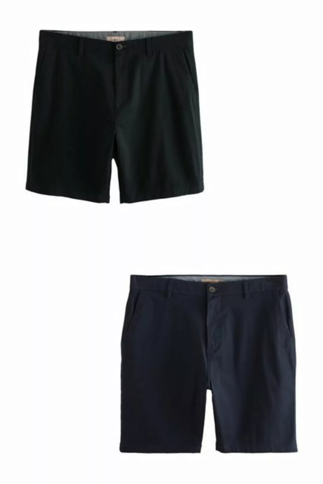 Next Shorts Straight Fit Stretch-Chinoshorts, 2er-Pack (2-tlg) günstig online kaufen