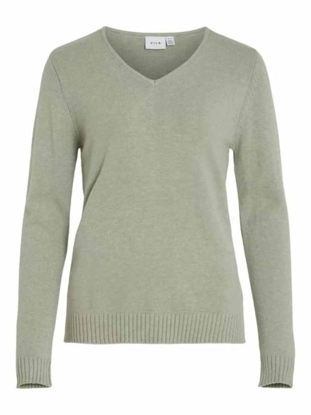 Vila Strickpullover Dünner Strickpullover Basic Stretch Sweater VIRIL VIRIL günstig online kaufen