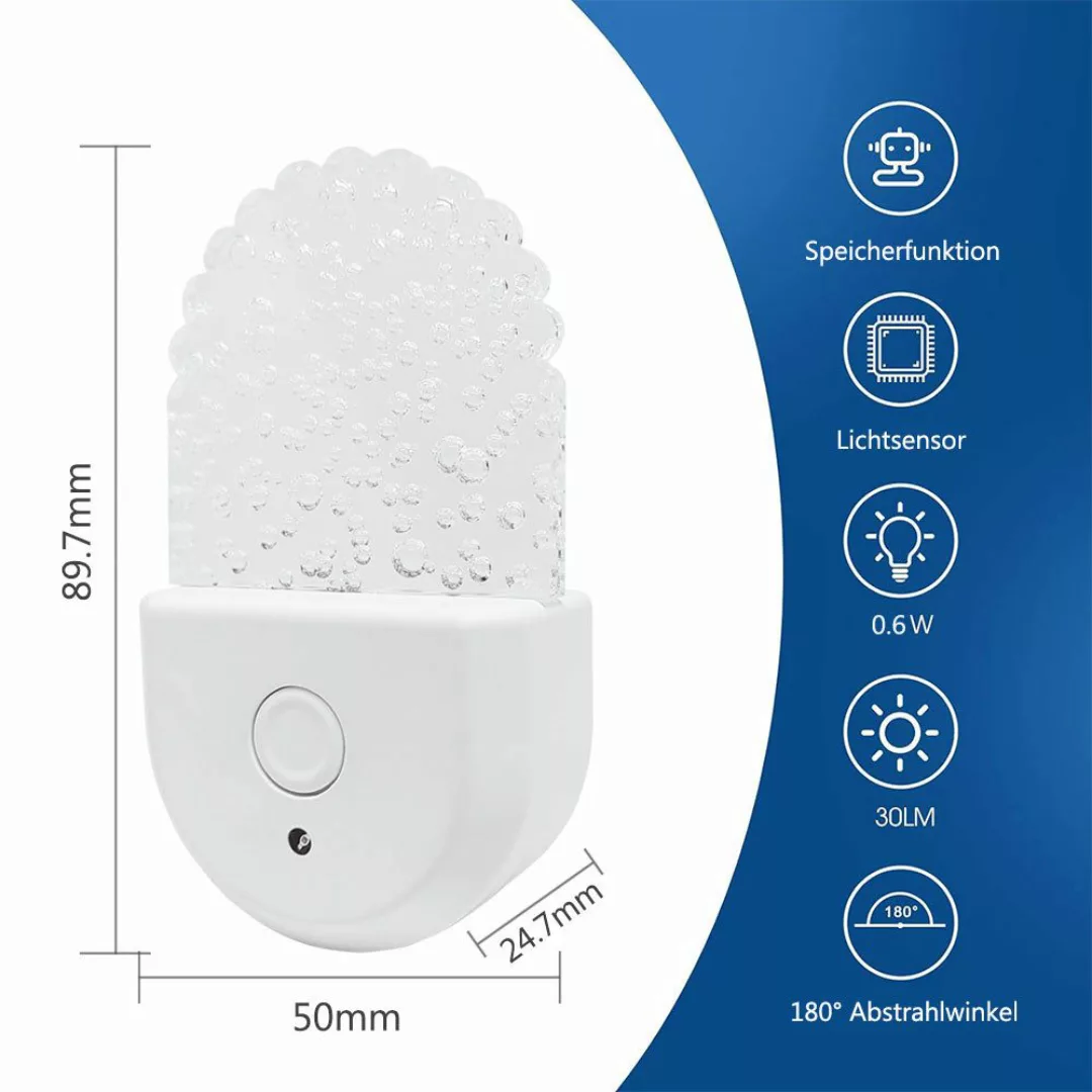 MUPOO Nachtlicht LED-RGB-Nachtlichter,Kinder Nachtlichter Sensor, LED günstig online kaufen