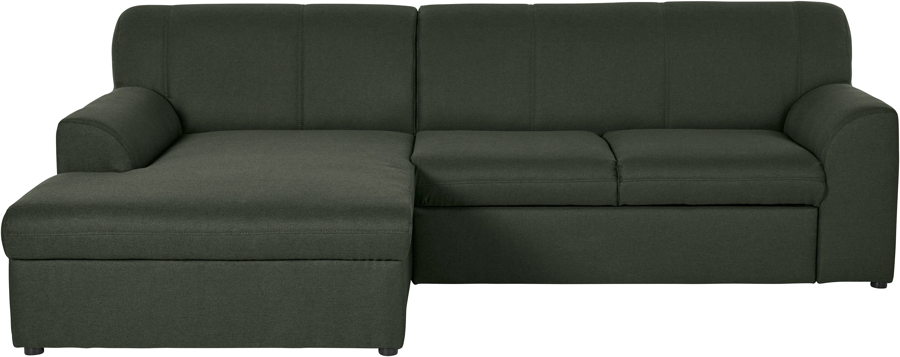 DOMO collection Ecksofa "Topper, elegant und zeitlos, kompaktes Stellmaß 24 günstig online kaufen