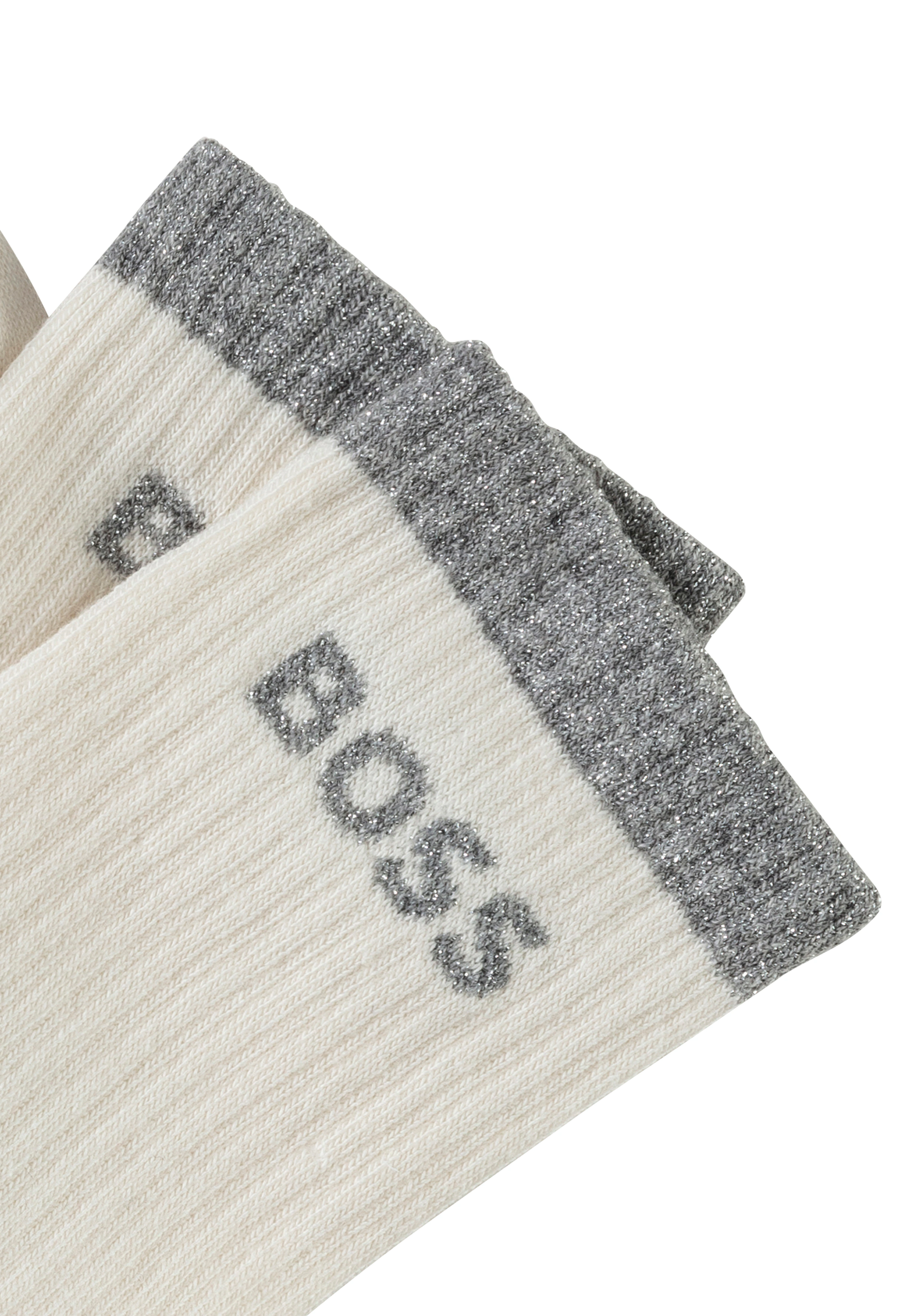 BOSS Freizeitsocken "2PQS Gift Lurex CC W", (2 Paar) günstig online kaufen