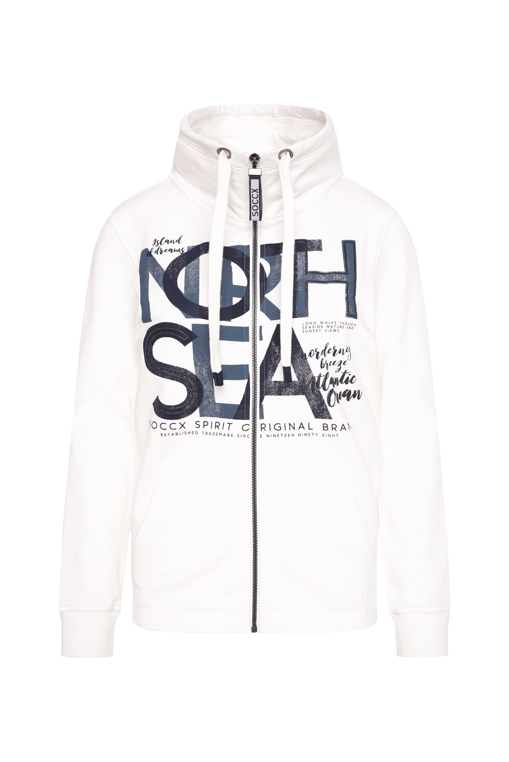 SOCCX Sweatjacke mit Baumwolle günstig online kaufen