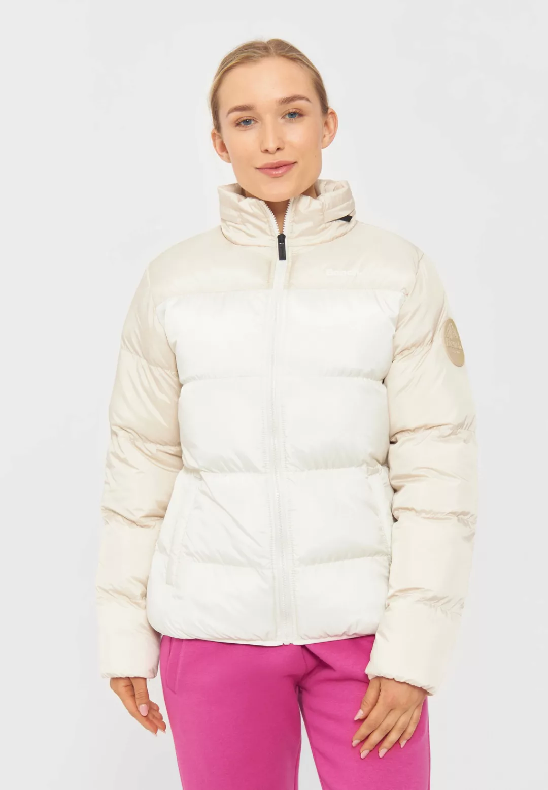 Bench. Steppjacke Puffer Winter Damen Prarie Winter White günstig online kaufen