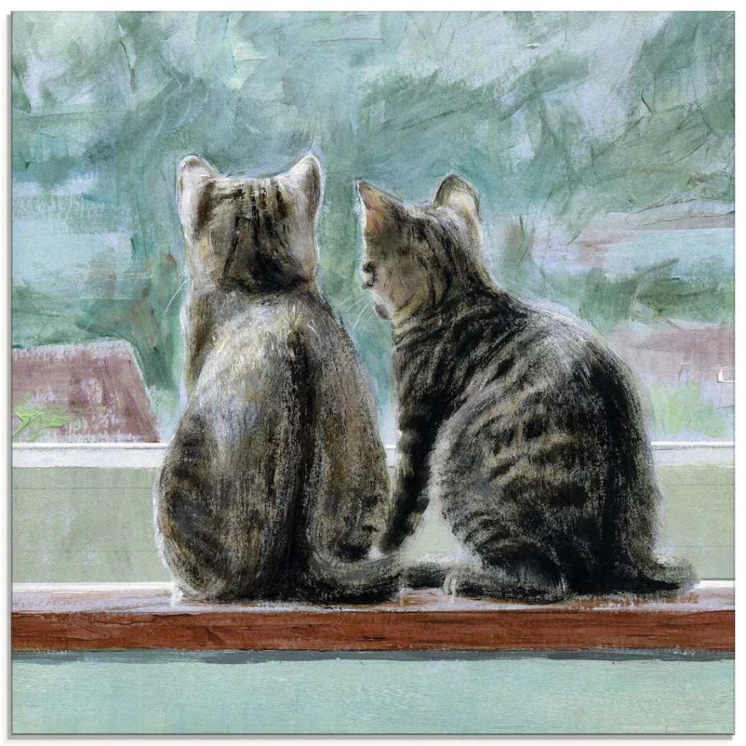 Artland Glasbild "Schöne Aussicht", Haustiere, (1 St.) günstig online kaufen