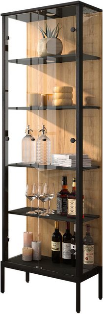 fif möbel Vitrine STEP (1-St) Standvitrine, Vitrinenschrank, Glasvitrine, S günstig online kaufen