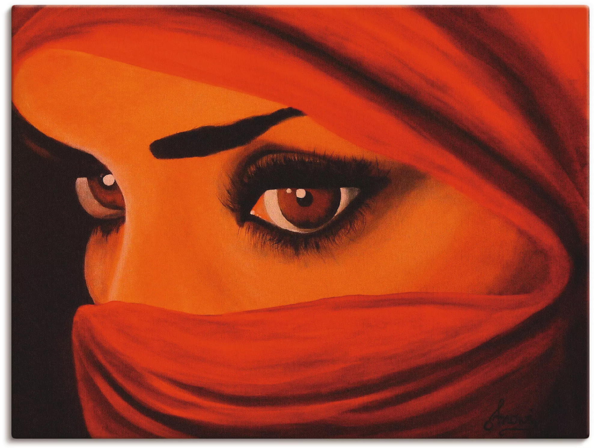 Artland Wandbild "Tuareg-Die von Gott Verlassene", Frau, (1 St.) günstig online kaufen