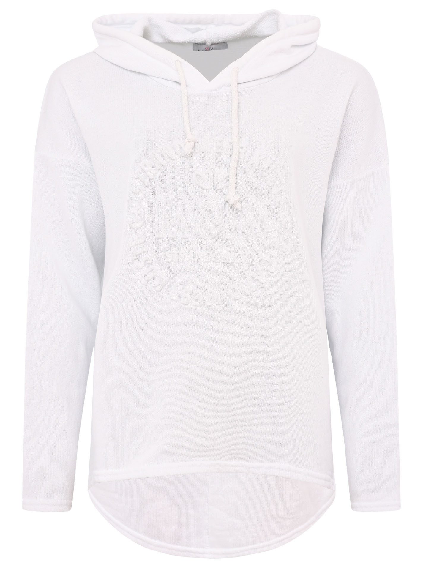 Zwillingsherz Hoodie ""Moin"", Kapuze, Kordelzug, Langarm, maritimer Schrif günstig online kaufen