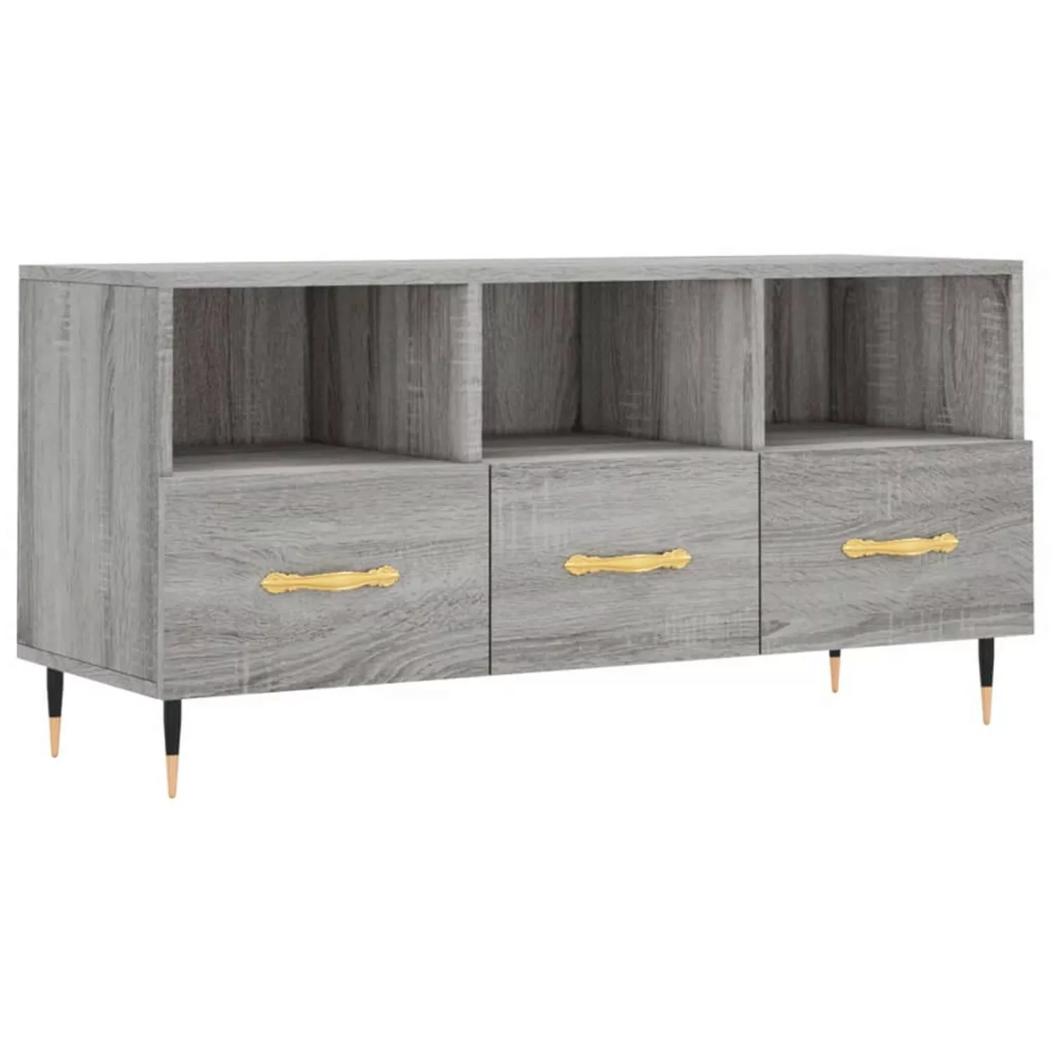 vidaXL TV-Schrank TV-Schrank Grau Sonoma 102x36x50 cm Spanplatte günstig online kaufen