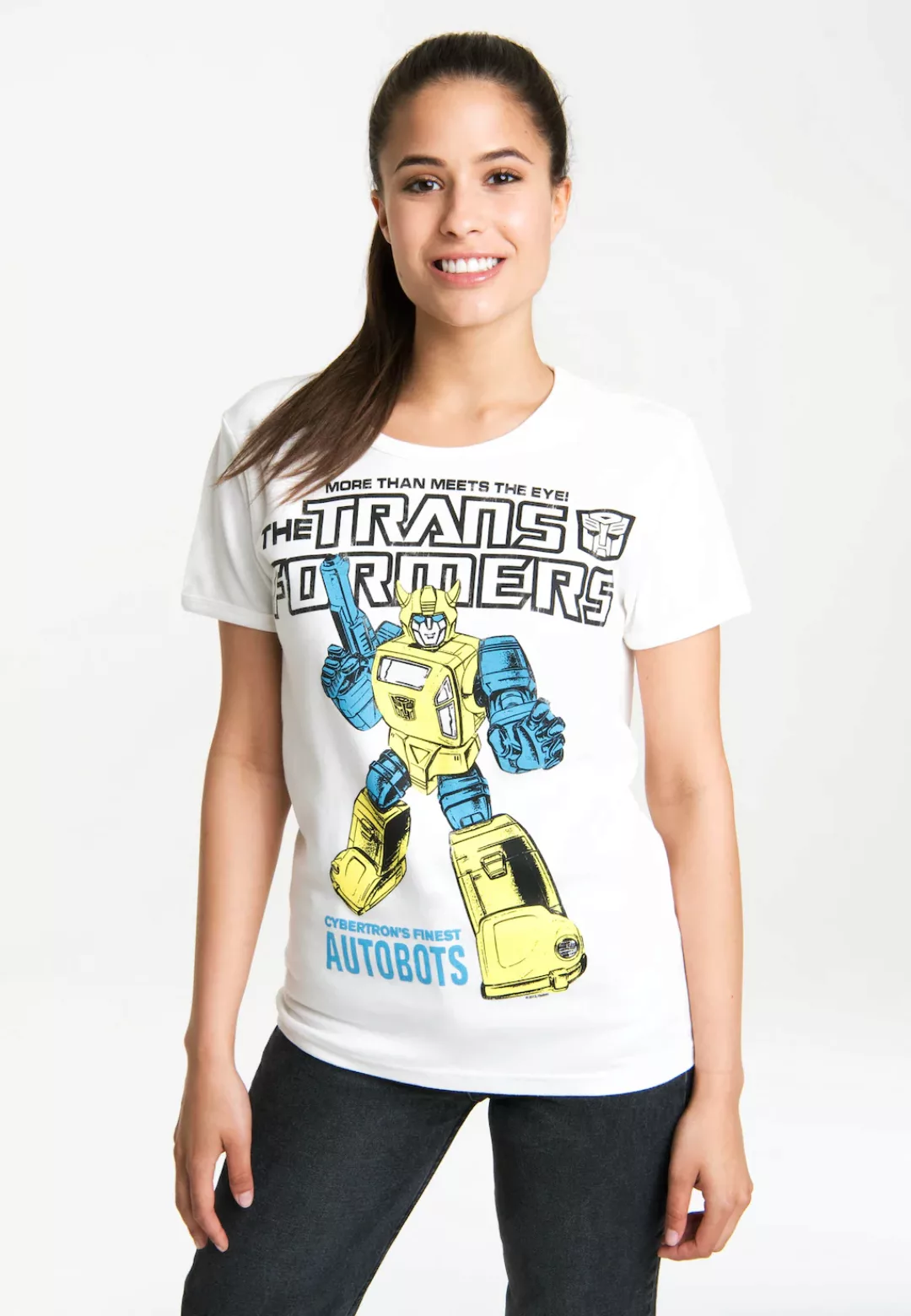 LOGOSHIRT T-Shirt "Bumblebee - Autobots", mit lizenzierten Originaldesign günstig online kaufen