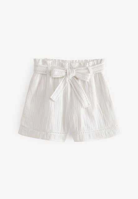 Next Relaxshorts Baumwoll-Shorts in Knitteroptik mit Gürtel (1-tlg) günstig online kaufen