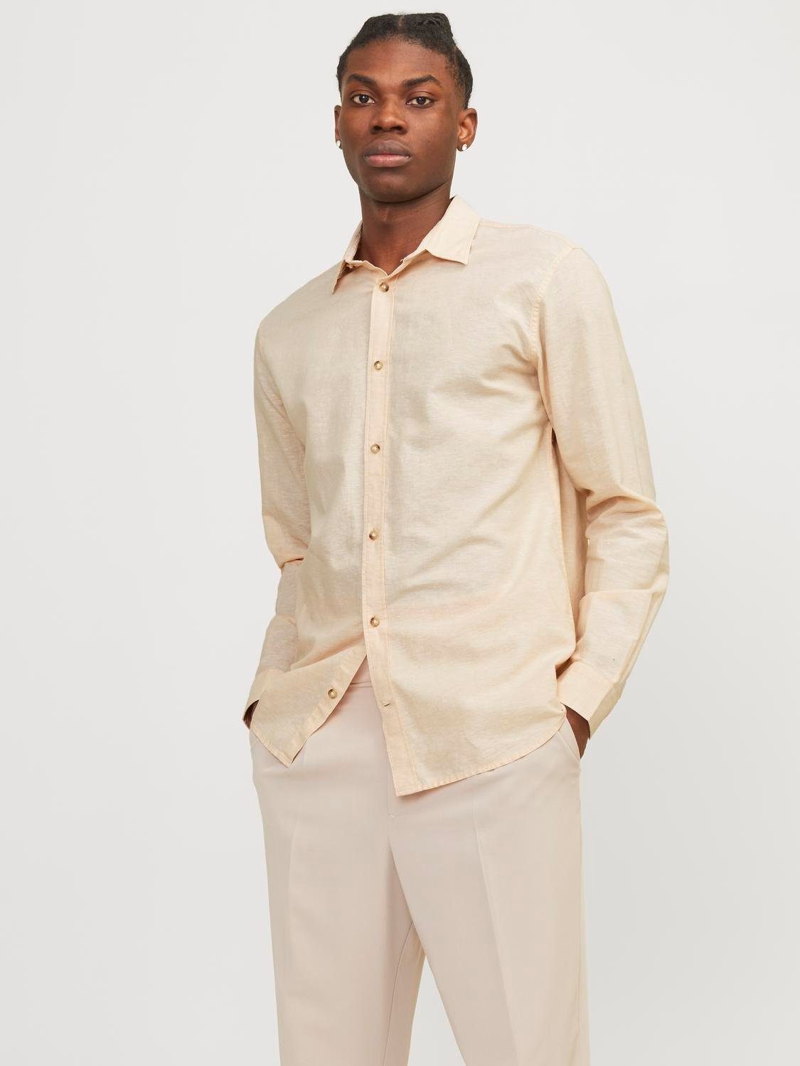 Jack & Jones Langarmhemd JJESUMMER LINEN günstig online kaufen