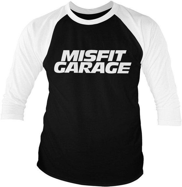 Misfit Garage T-Shirt Logo Baseball 3/4 Sleeve Tee günstig online kaufen