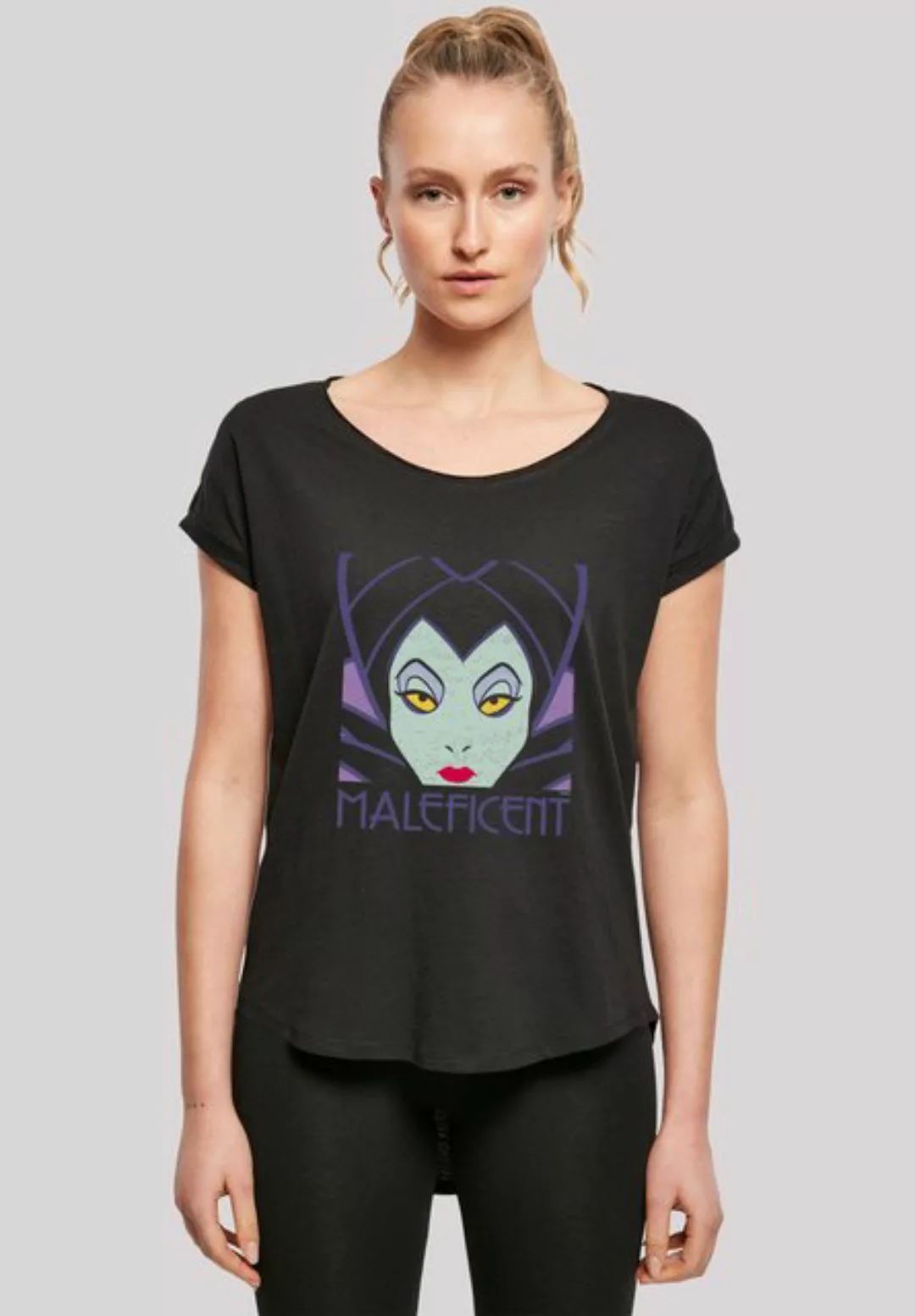 F4NT4STIC T-Shirt Long Cut T-Shirt Disney Maleficent Cropped Head Damen,Pre günstig online kaufen