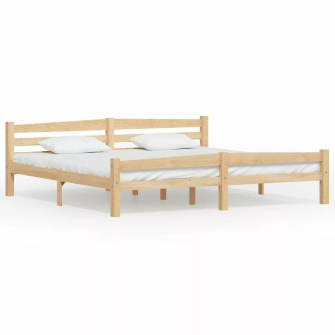 furnicato Bett Massivholzbett Kiefer 200x200 cm günstig online kaufen