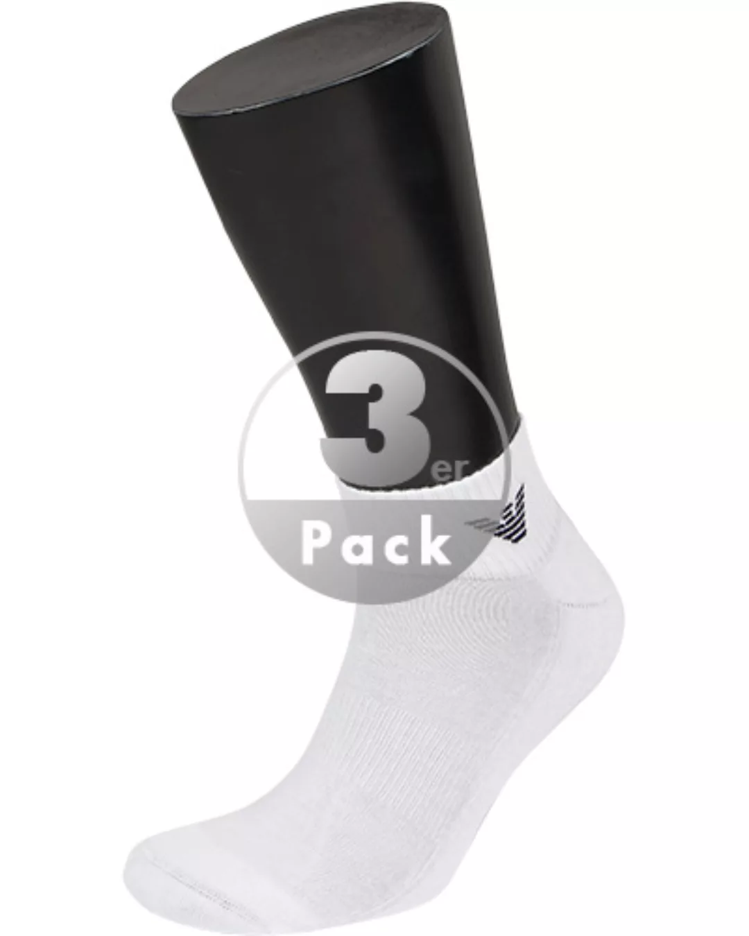 EMPORIO ARMANI Socken 3er Pack 302202/CC195/00010 günstig online kaufen