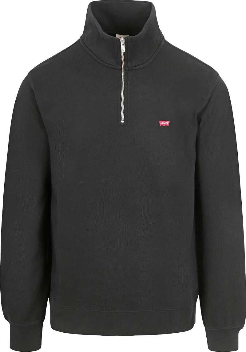 Levi's Sweater Half Zip Schwarz - Größe M günstig online kaufen