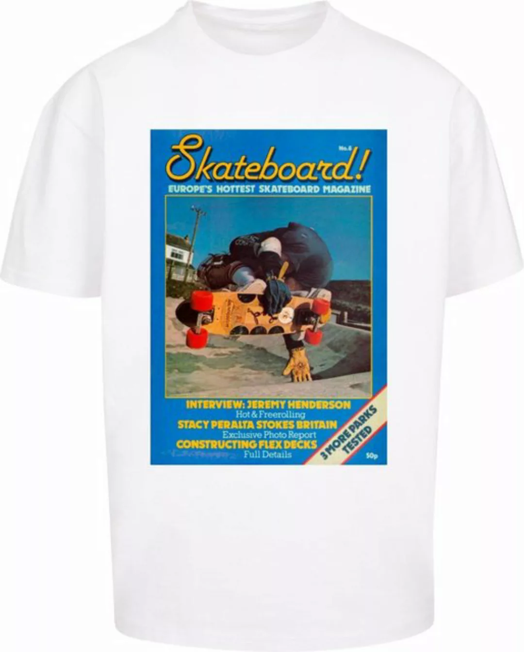 Merchcode T-Shirt The Skateboard Magazine Cover No 8 Oversize Tee günstig online kaufen