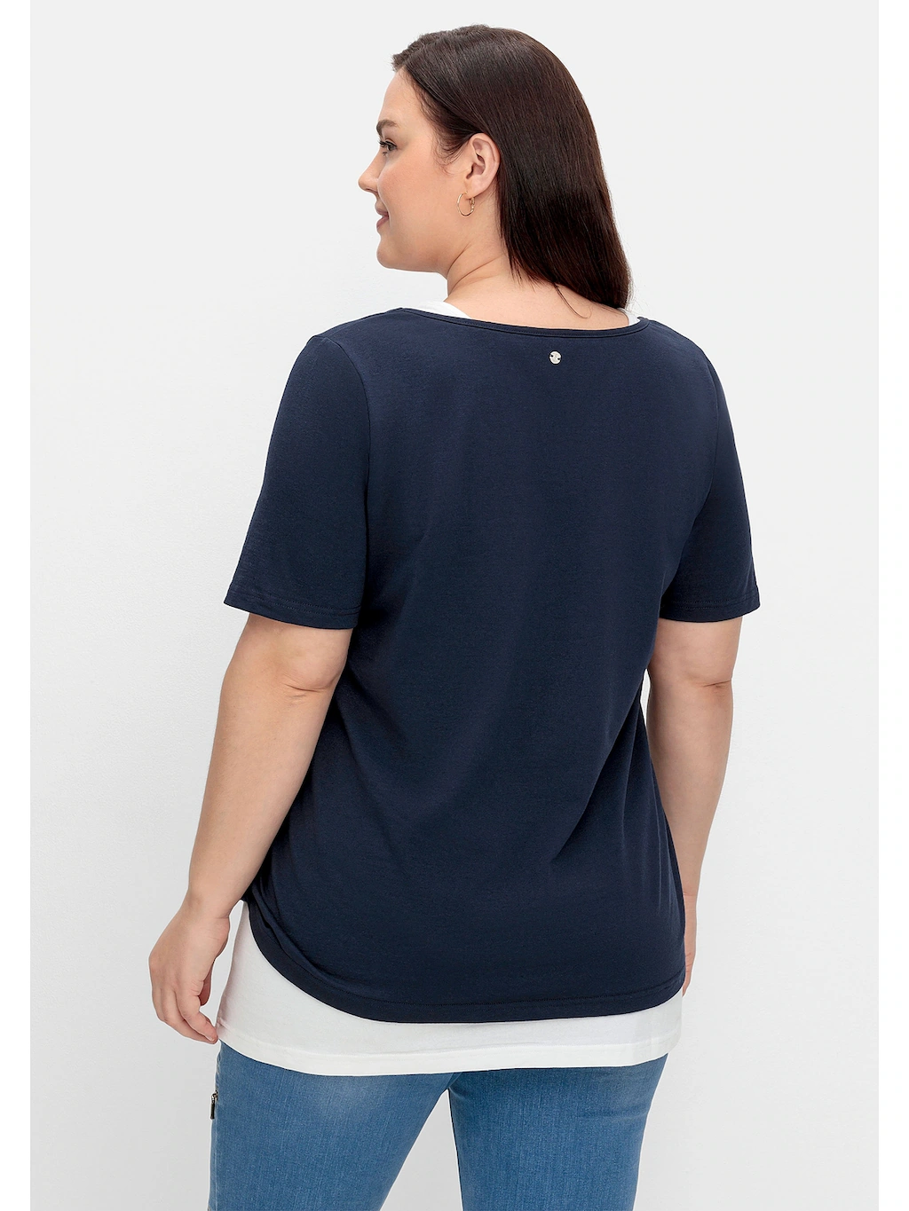 Sheego T-Shirt "Große Größen", mit Wordingprint und separatem Top günstig online kaufen