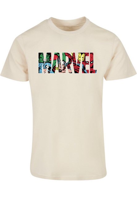 ABSOLUTE CULT T-Shirt ABSOLUTE CULT Herren Marvel Logo Character Infill T-S günstig online kaufen