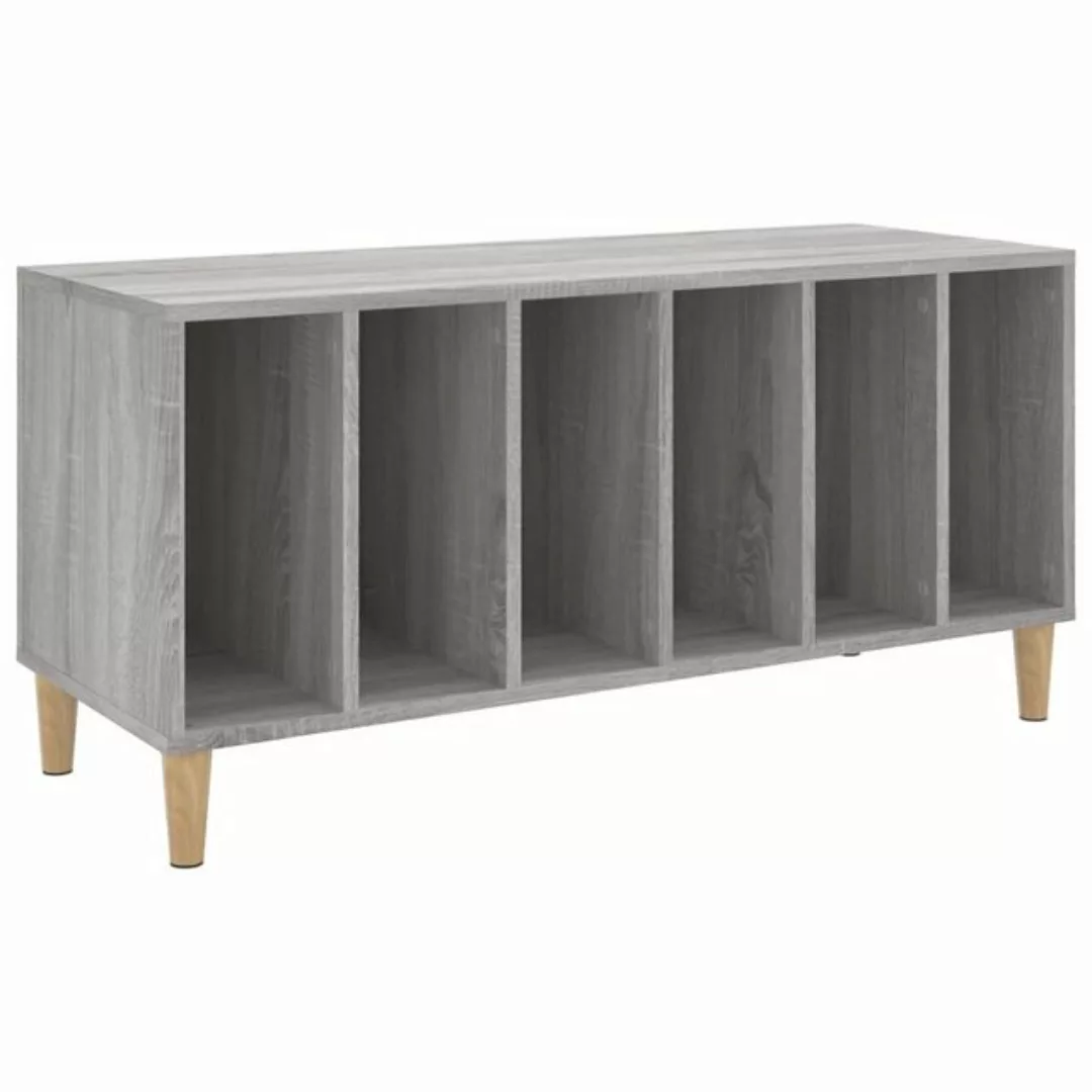 vidaXL Schrankmodule Plattenschrank Grau Sonoma-Eiche 100x38x48 cm Holzwerk günstig online kaufen