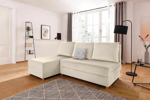 INOSIGN Ecksofa »Mick L-Form«, Longchair links/rechts montierbar, wahlweise günstig online kaufen