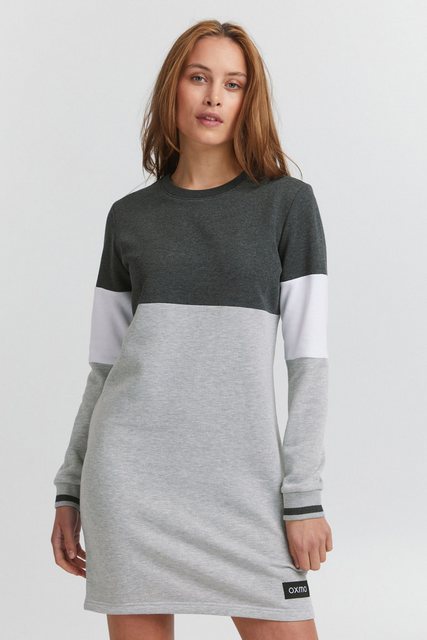 OXMO Sweatkleid OXSweat Sweatkleid in Colourblock-Optik günstig online kaufen