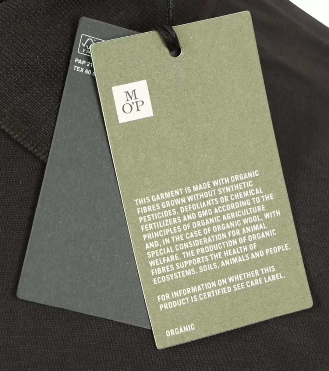 Marc O'Polo Langarm Polohemd Anthrazit - Größe M günstig online kaufen