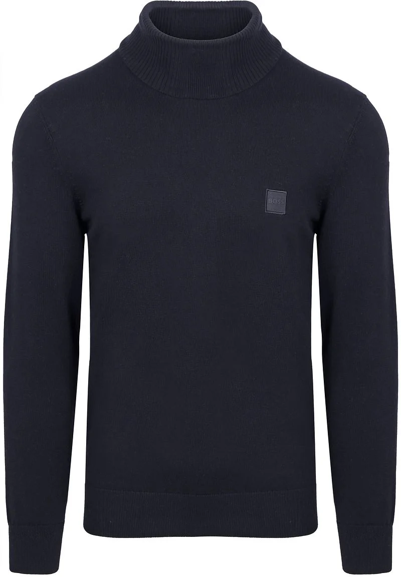 BOSS Rollkragenpullover Akiro Navy - Größe XL günstig online kaufen