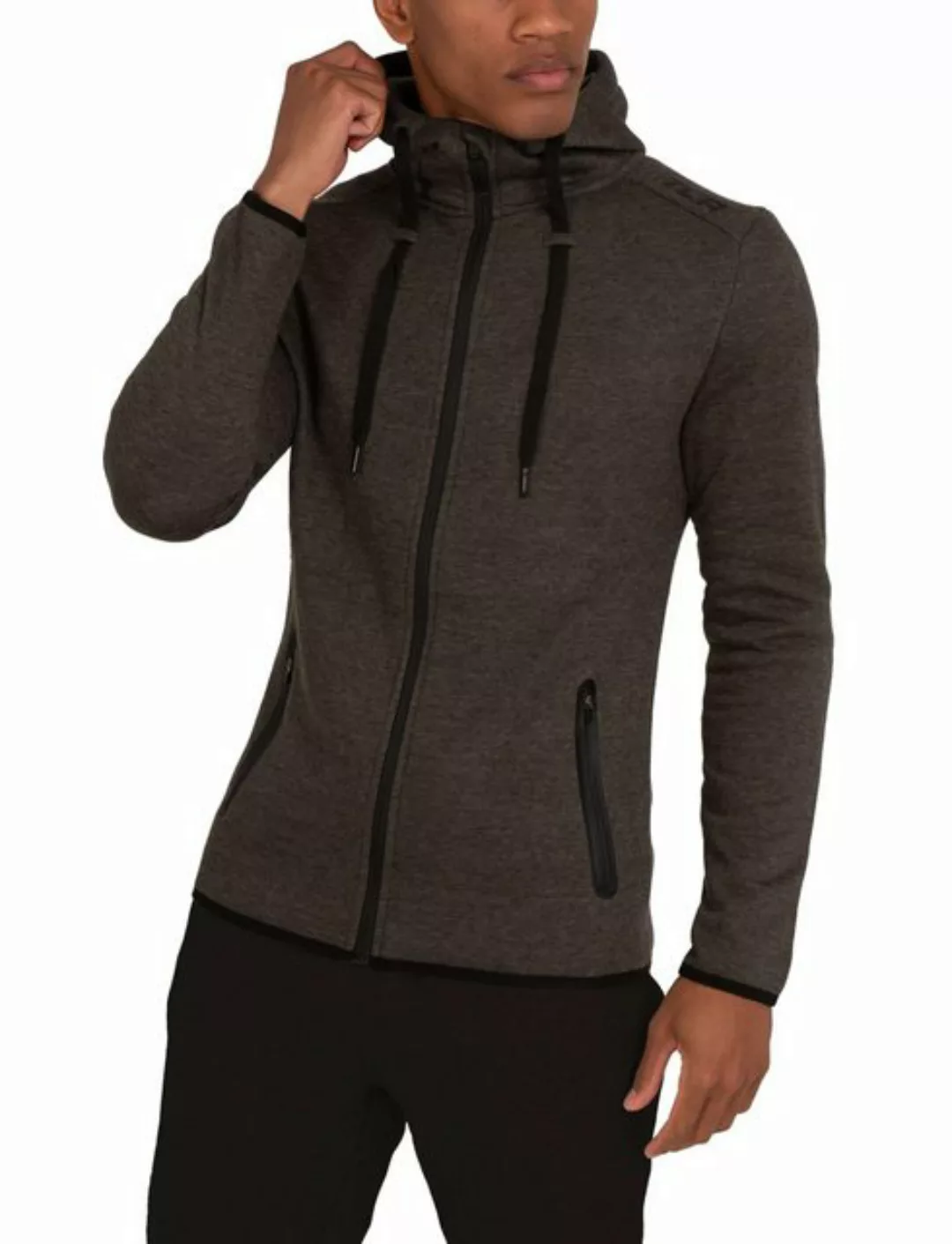 TCA Sweater TCA Herren Hoodie mit Kapuze und Reißverschluss - Dunkelgrün, M günstig online kaufen