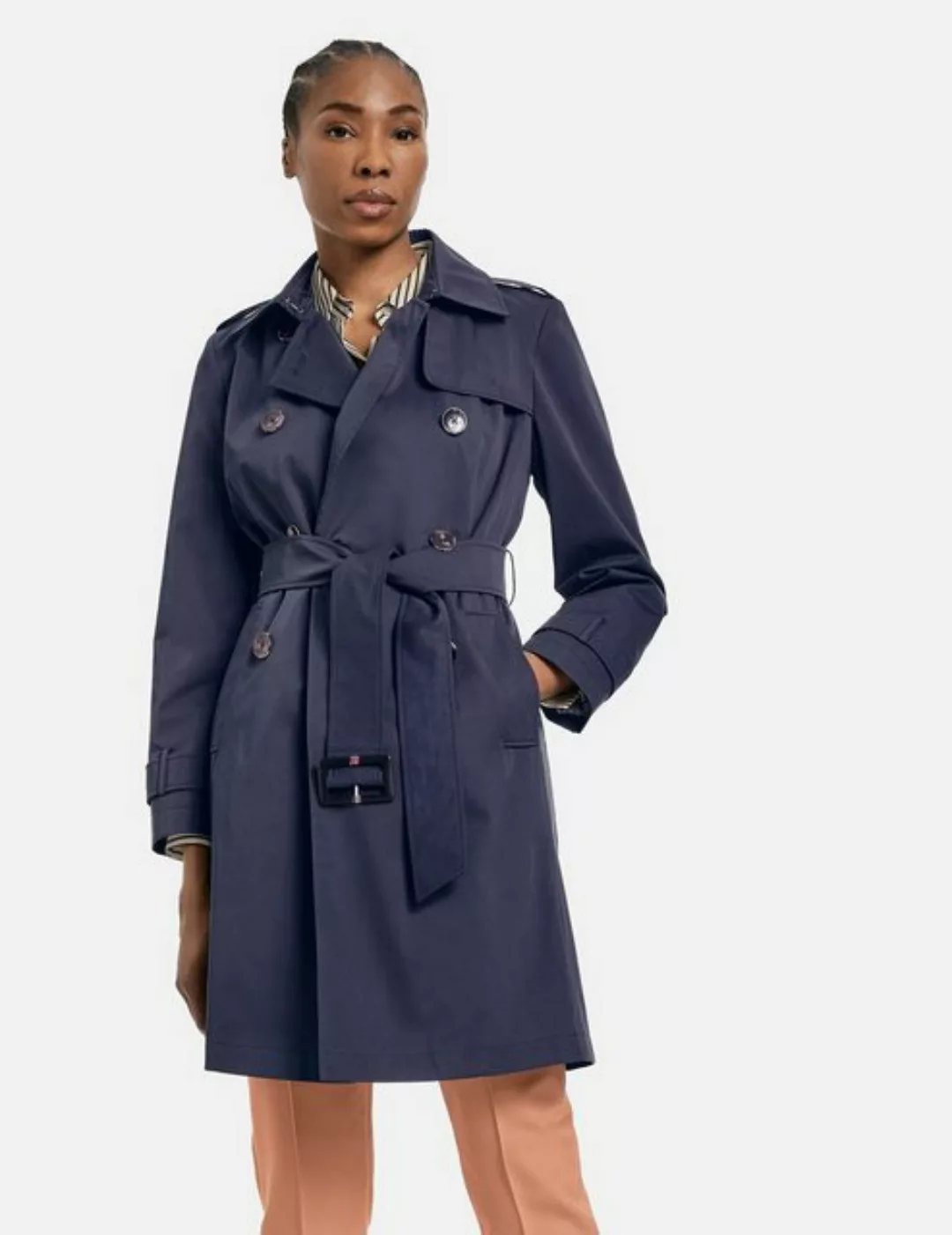 GERRY WEBER Wintermantel Trenchcoat mit Schulterkoller günstig online kaufen