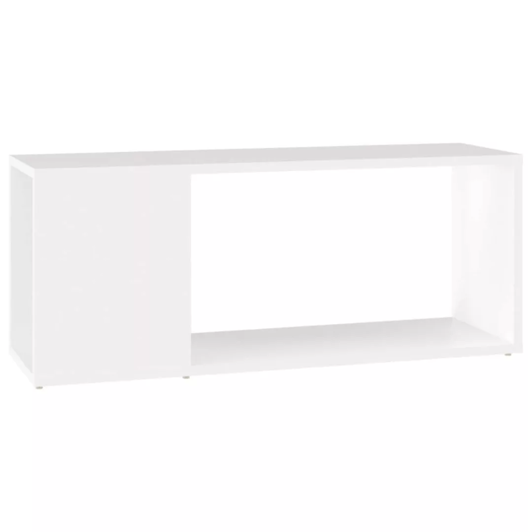 Tv-schrank Weiß 80x24x32 Cm Spanplatte günstig online kaufen