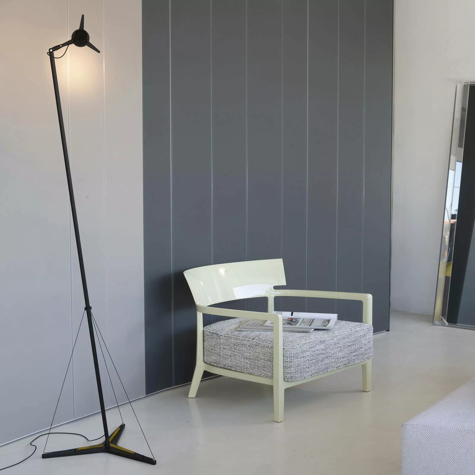 Martinelli Luce Y3 LED-Stehleuchte, schwarz günstig online kaufen