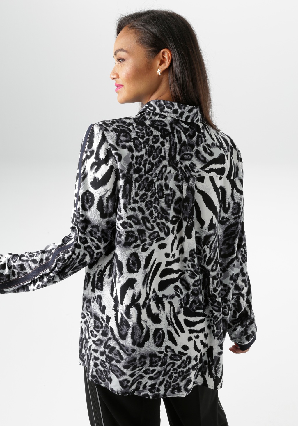 Aniston PLUS Hemdbluse, in trendigen Animal Dessin - NEUE KOLLEKTION günstig online kaufen