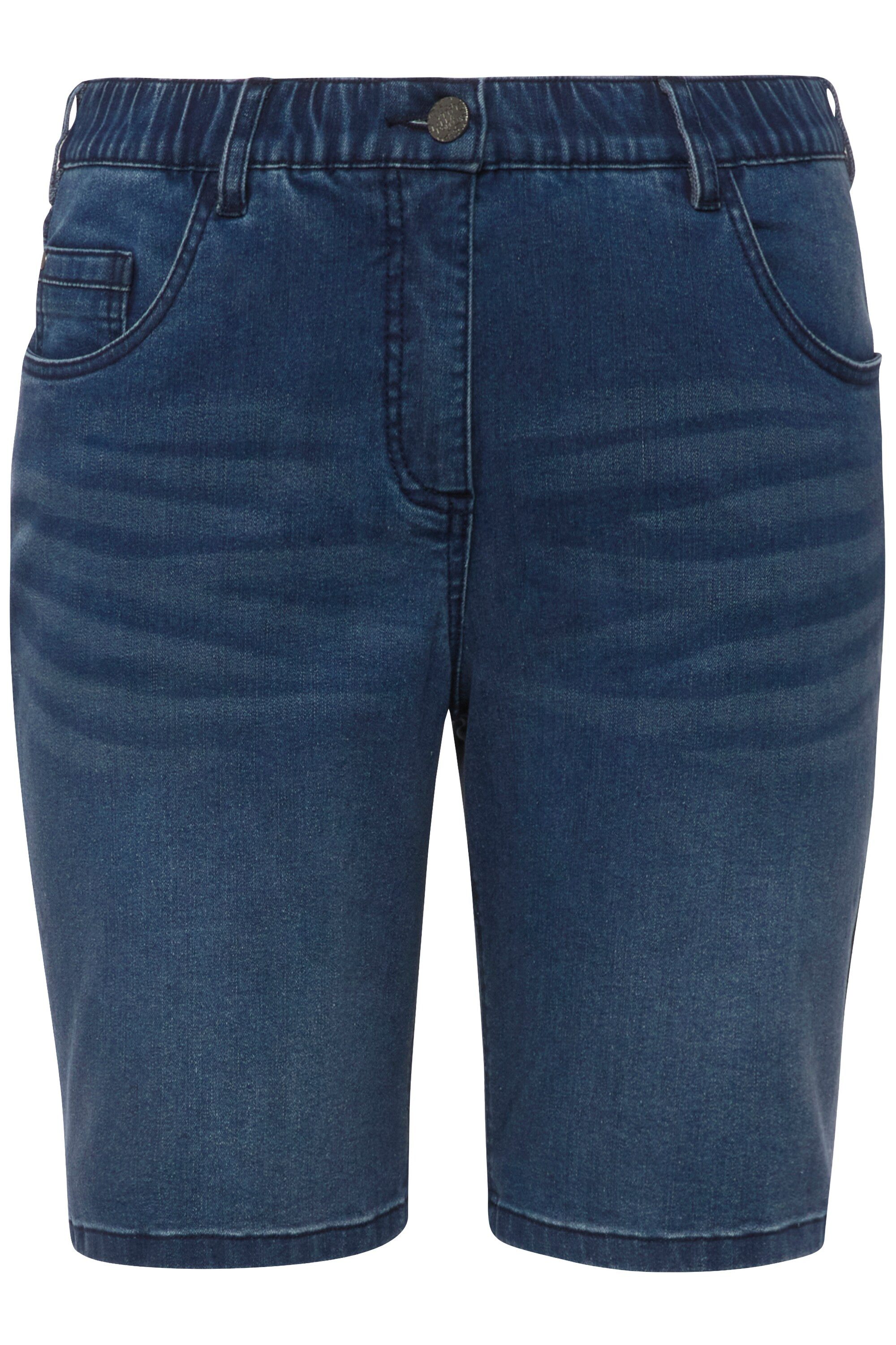 Ulla Popken Bermudas Jeansbermuda Mandy 5-Pocket-Form günstig online kaufen