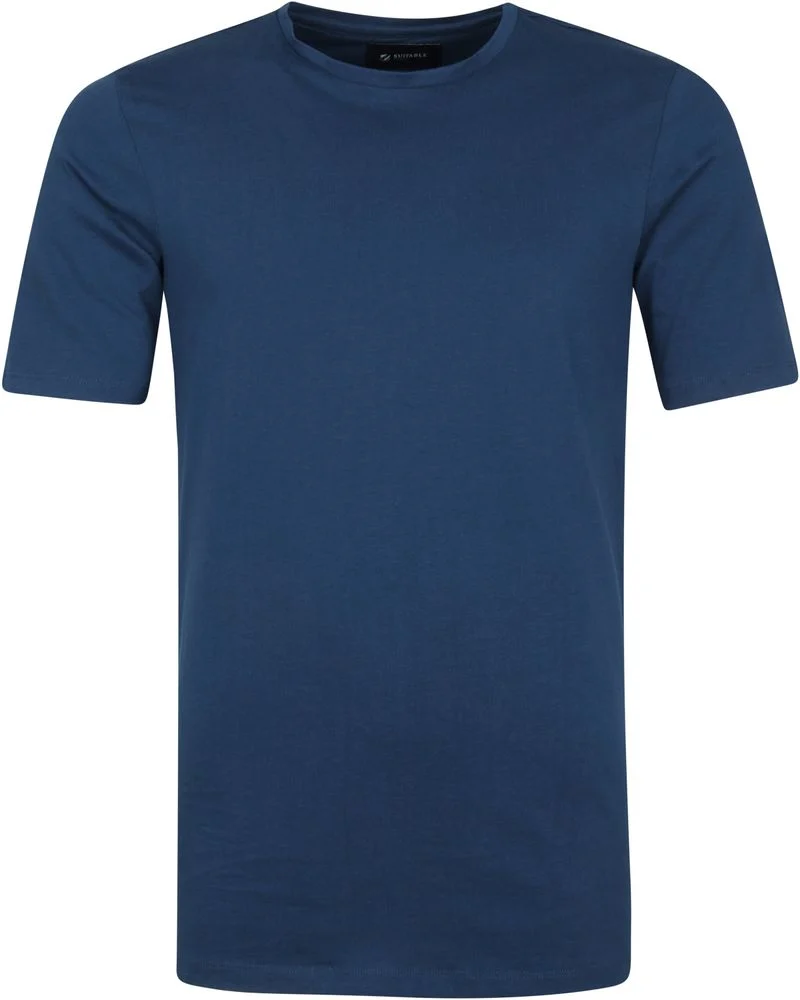 Suitable Respect T-shirt Jim Dunkelblau - Größe XXL günstig online kaufen
