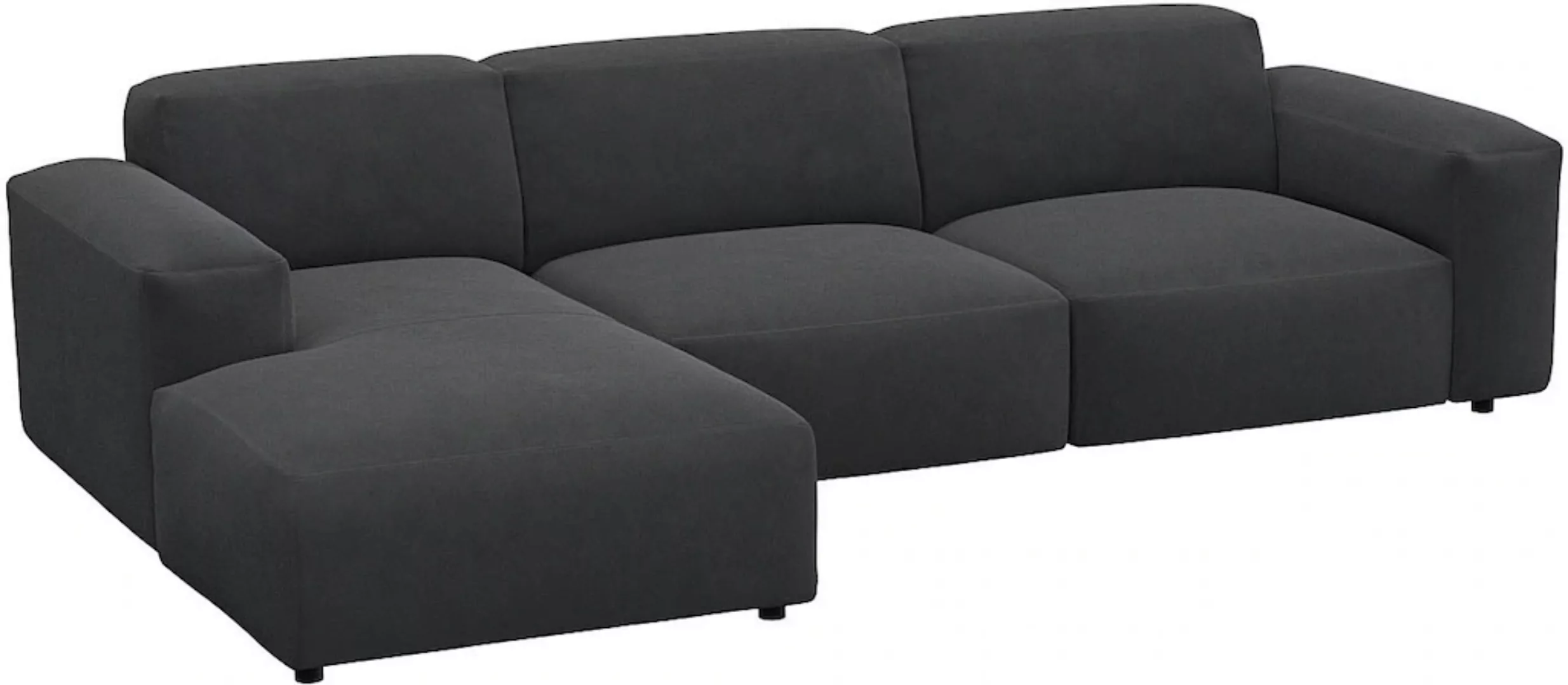 FLEXLUX Ecksofa »Lucera bequem und komfortabel durch hochwertigen Sitzaufba günstig online kaufen