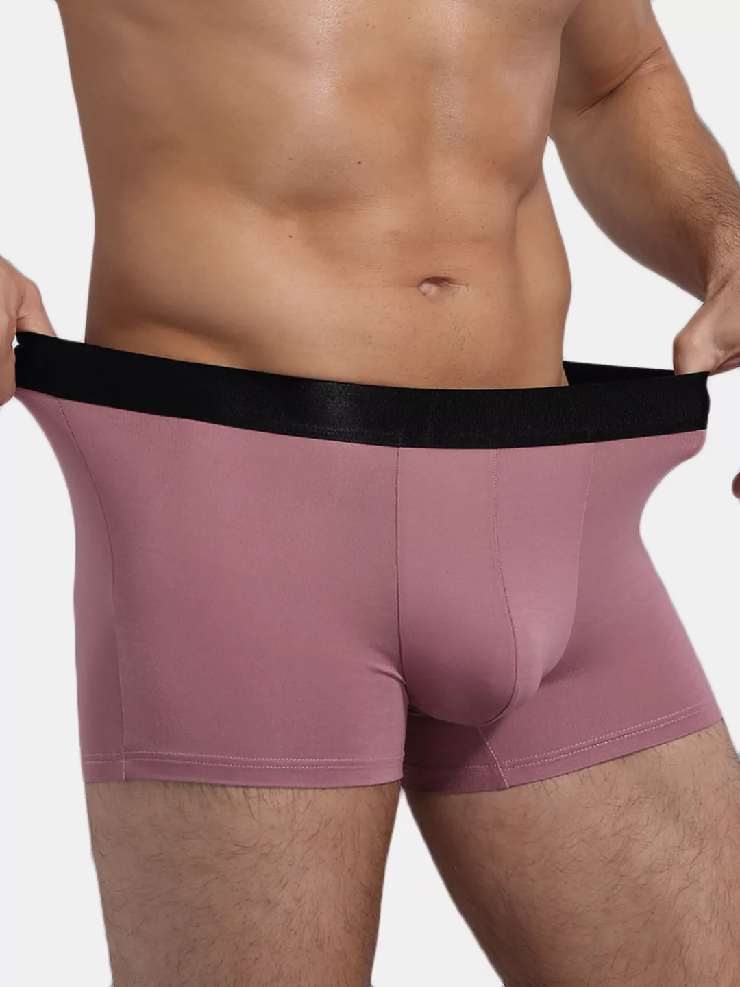 Männer Plus Größe Plain Boxershorts Atmungsaktive Viskose Soft Stretch-Unte günstig online kaufen