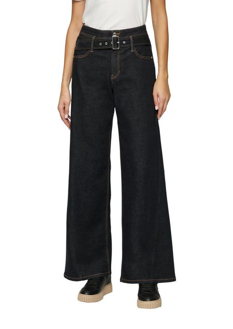 s.Oliver 5-Pocket-Jeans Jeans Suri/Regular Fit/High Rise/Wide Leg / mit Tex günstig online kaufen